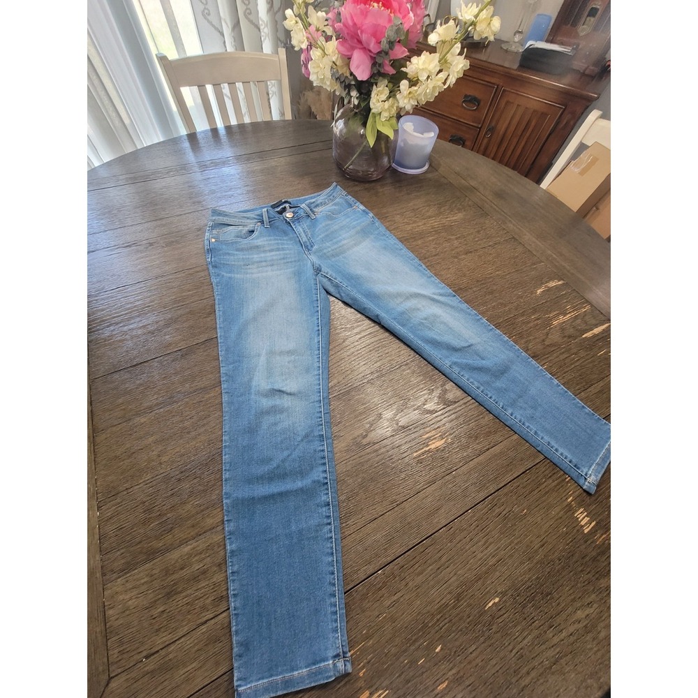1822 Skinny Anke Jeans Womens Sz 12 Blue Dark Wash Stretch Jegging Denim Crop